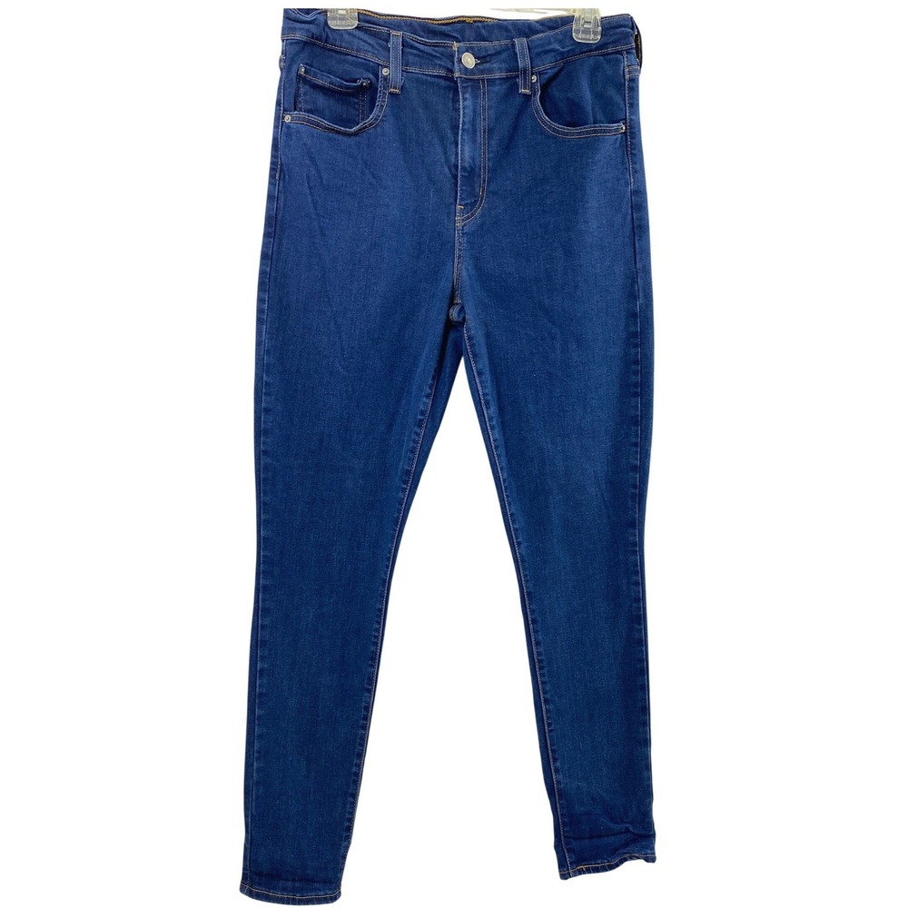 Levis Jeans Women 31 High Rise Skinny Dark Wash Denim Casual Classic Stretch